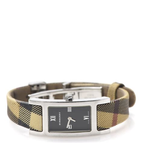 burberry uhr bu1009|Burberry Heritage SS Woman’s Nova Check Strap Wrist Watch .